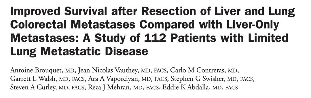 直肠癌双肺转移用靶向药可活几年,结直肠癌肝转移