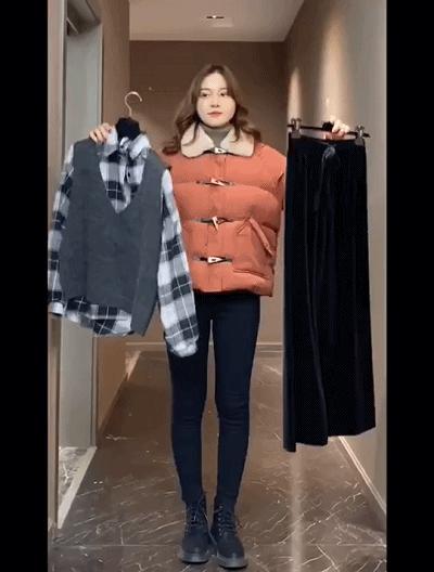 这条丝绒阔腿裤绝了，“吃肉”10斤，显高5CM！布料亮滑细腻