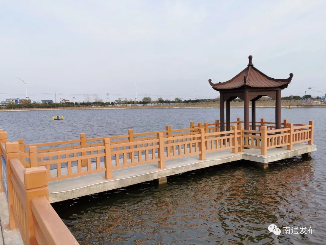 南通最美海岸线,南通海岸线公园风景图