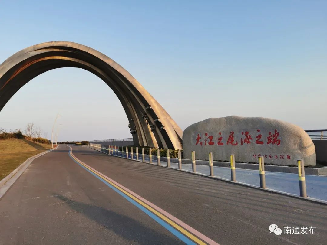 南通最美海岸线,南通海岸线公园风景图