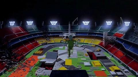 日本动画产业中的建筑,日本动画产业展示