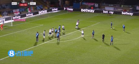 足总杯-贝尔进球恩东贝莱双响热刺4-1客场逆转韦康比流浪者晋级