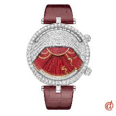 女首富有福了，梵克雅宝女士腕表复杂功能首次领先，表中芭蕾可视可听，按需*放播**