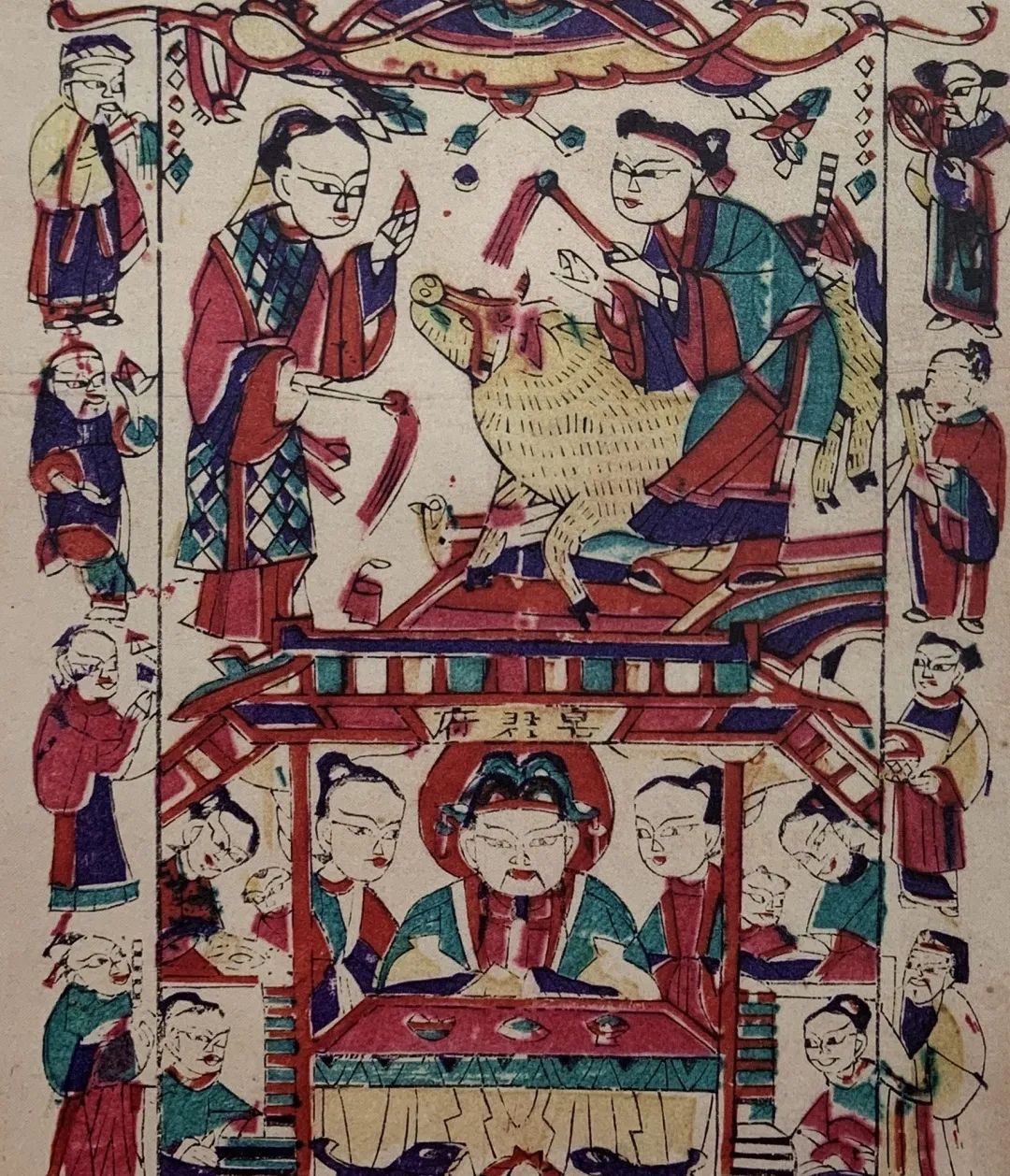 年画灶王爷画像,灶神年画