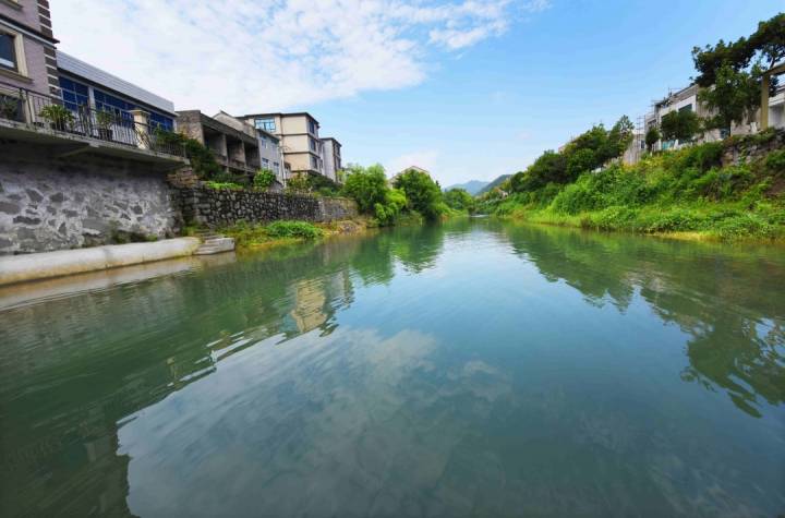 浙江省台州市临海县芙蓉村航拍,浙江临海桃渚芙蓉村全景
