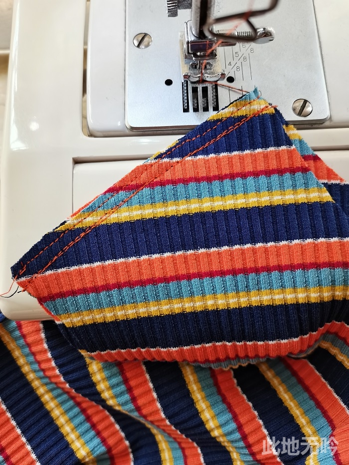 傻瓜缝纫机缝纫入门基础教程,针织女士t恤缝纫教程