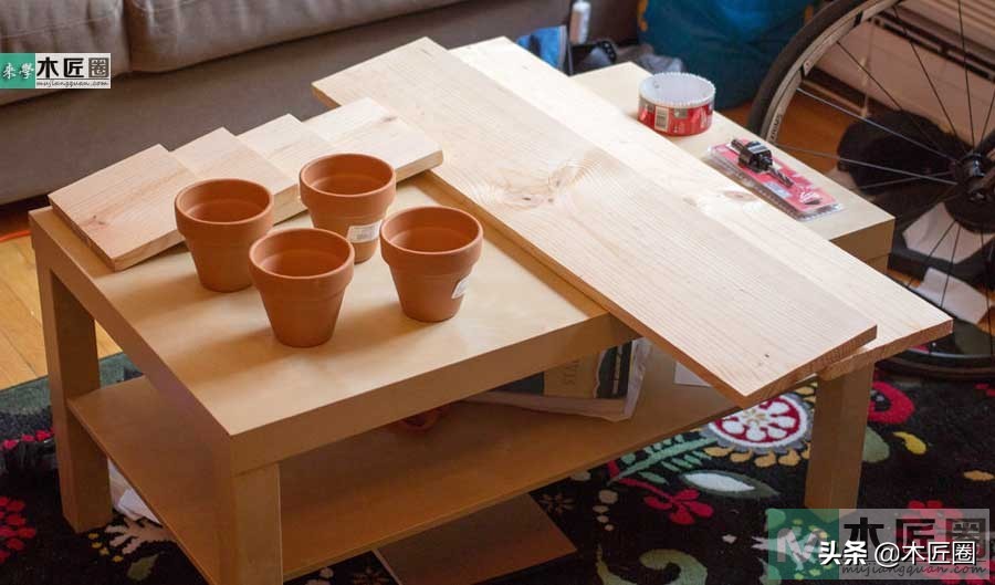 自制花盆架,手工花盆怎么装饰