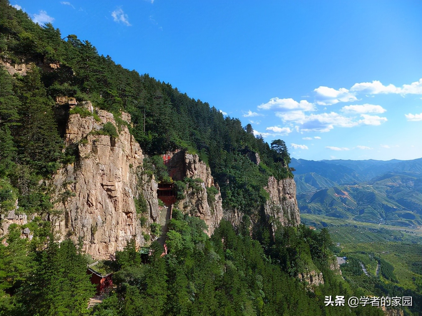 山西恒山自由行,山西大同恒山之旅