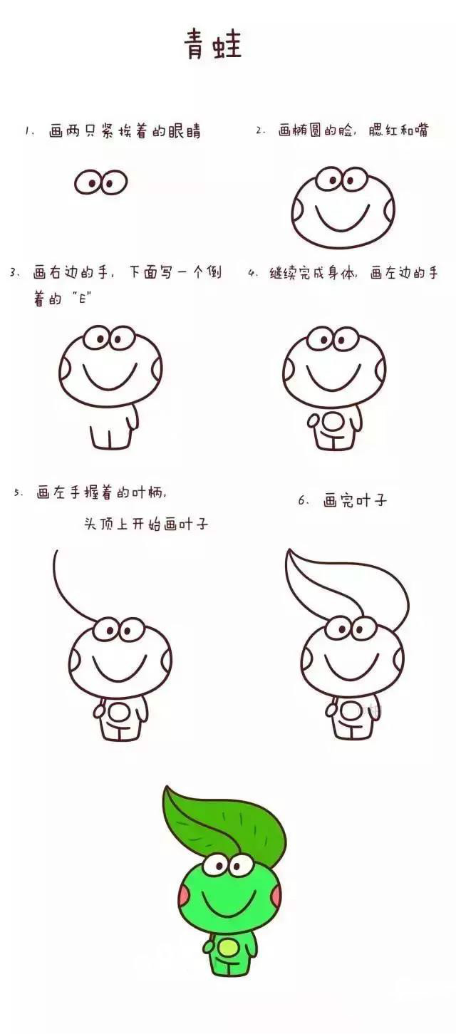 3-6岁儿童简笔画基础教程,简笔画教程儿童简笔画