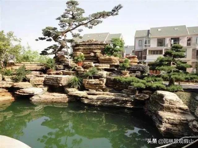100种景观置石图片,100种园林造景图片