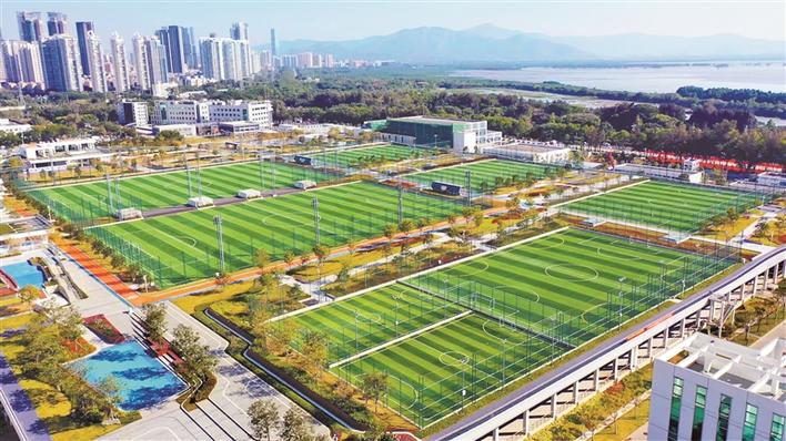 深圳海滨生态体育公园足球场建设,深圳市福田区海滨生态体育公园
