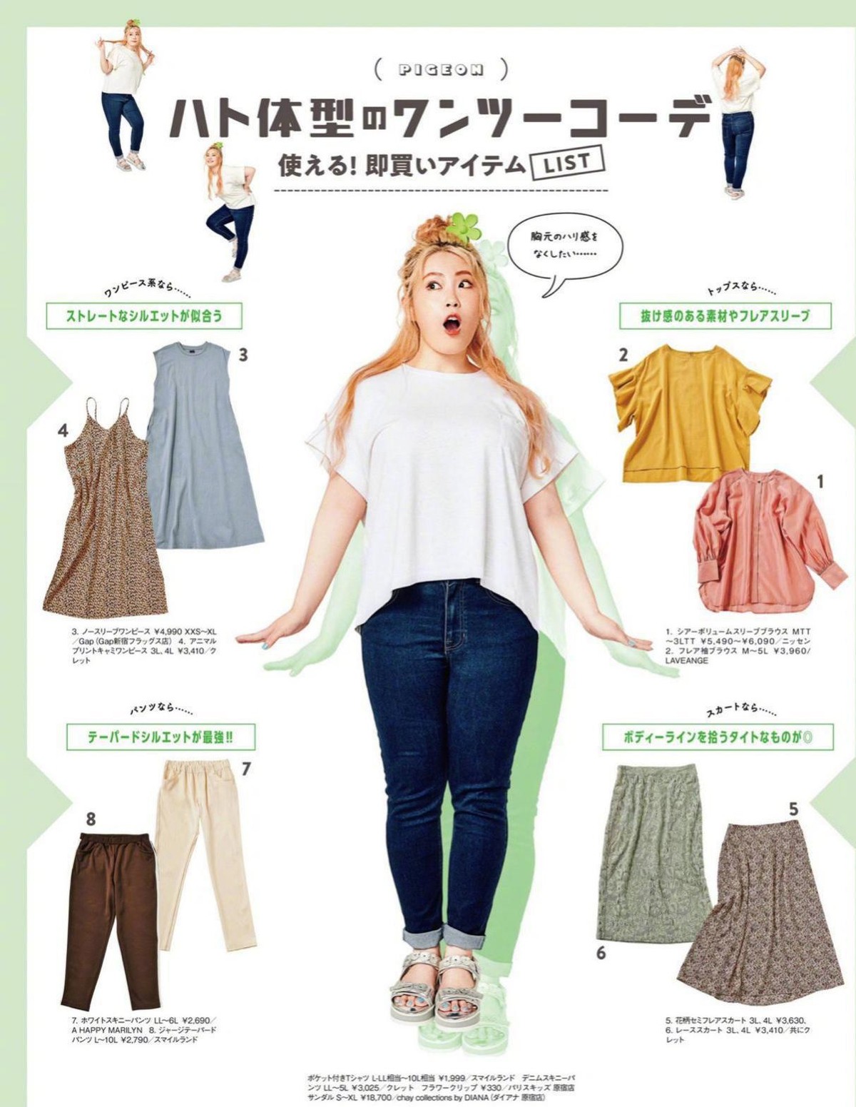 胖女孩日常穿搭指南显瘦又洋气,胖mm显气质的穿衣搭配方法