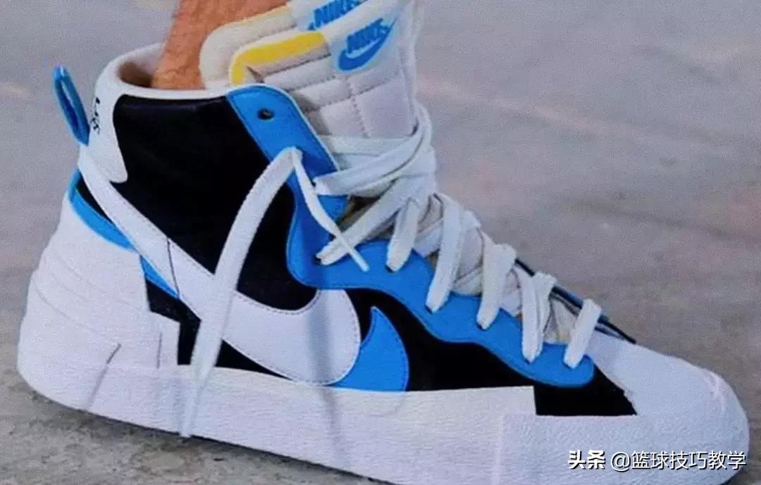 耐克和日本一个牌子联名的鞋子,一双鞋四个品牌
