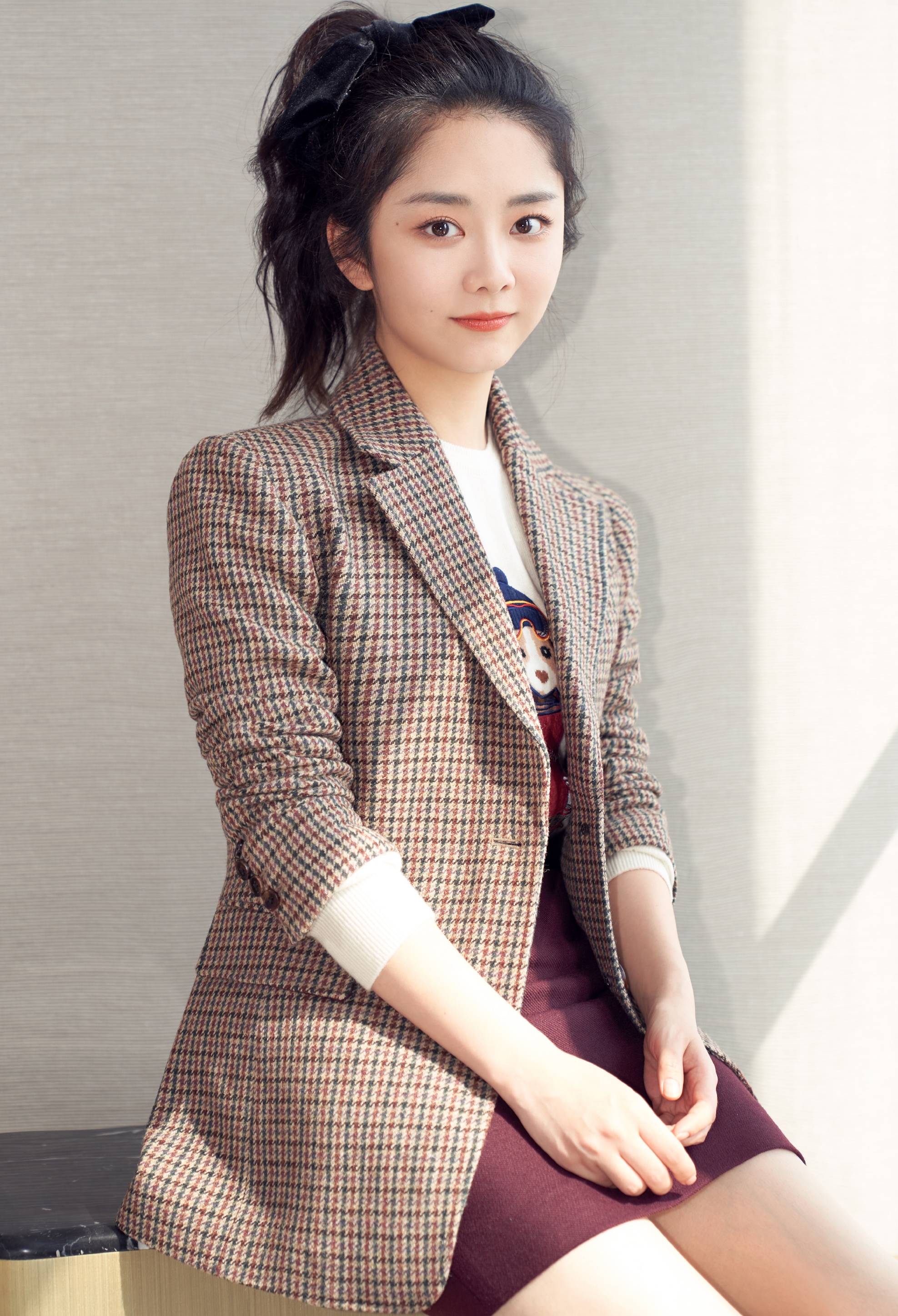 谭松韵刘昊然好看,谭松韵酷飒造型