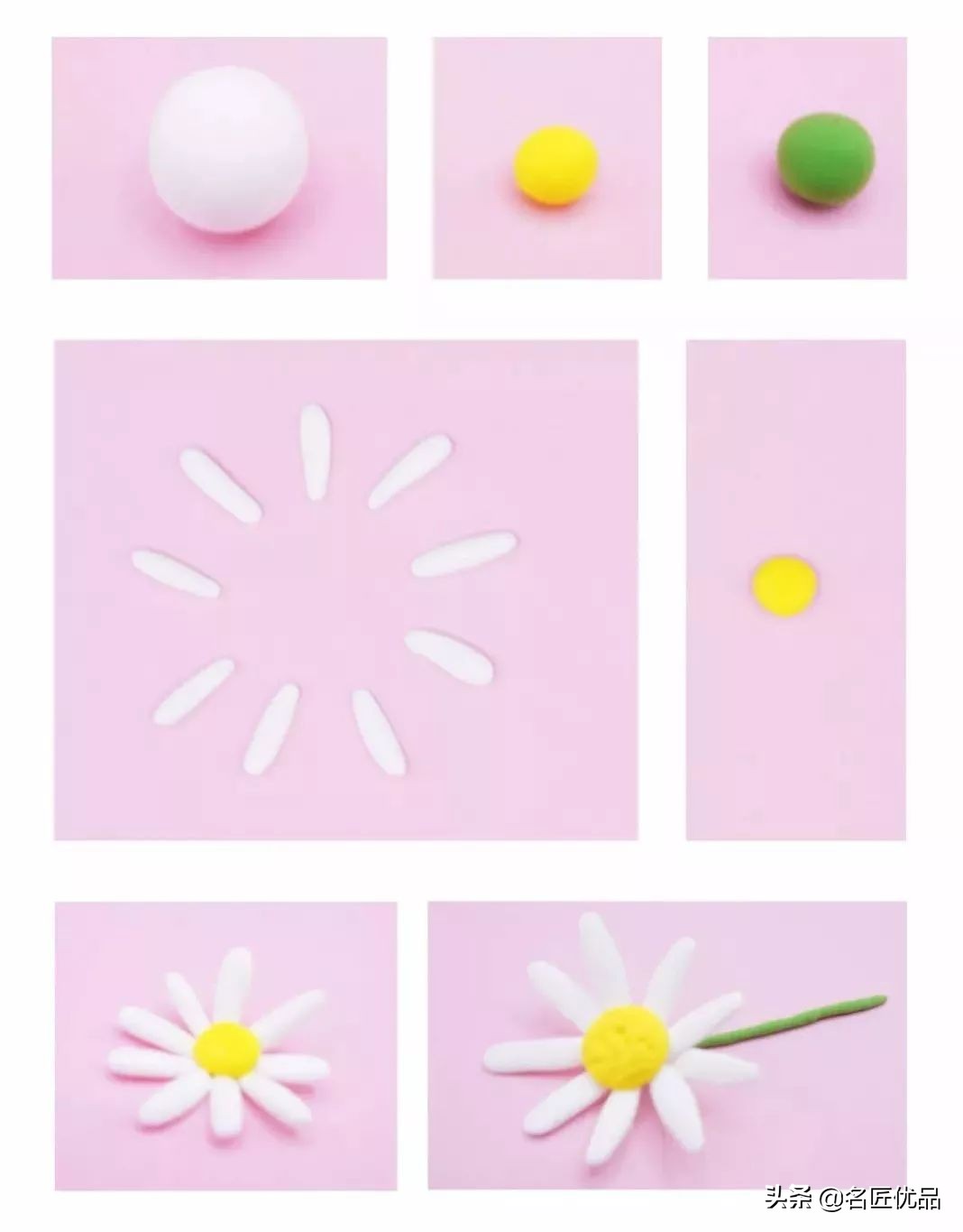 手工黏土花的世界,走进大自然手工粘土