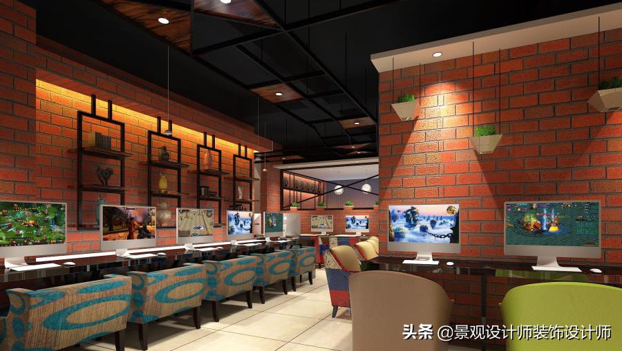 网咖设计效果图,网咖设计图哪找