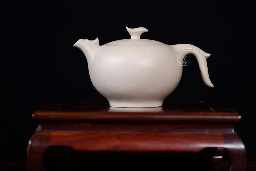 段泥壶包浆前后对比,青段泥料养出包浆