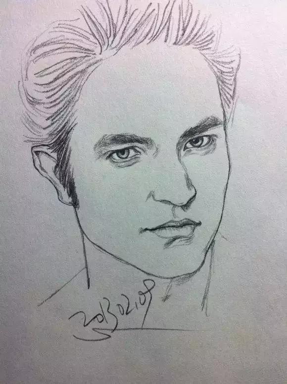 速写看一眼画一笔,用速写的方法画肖像画