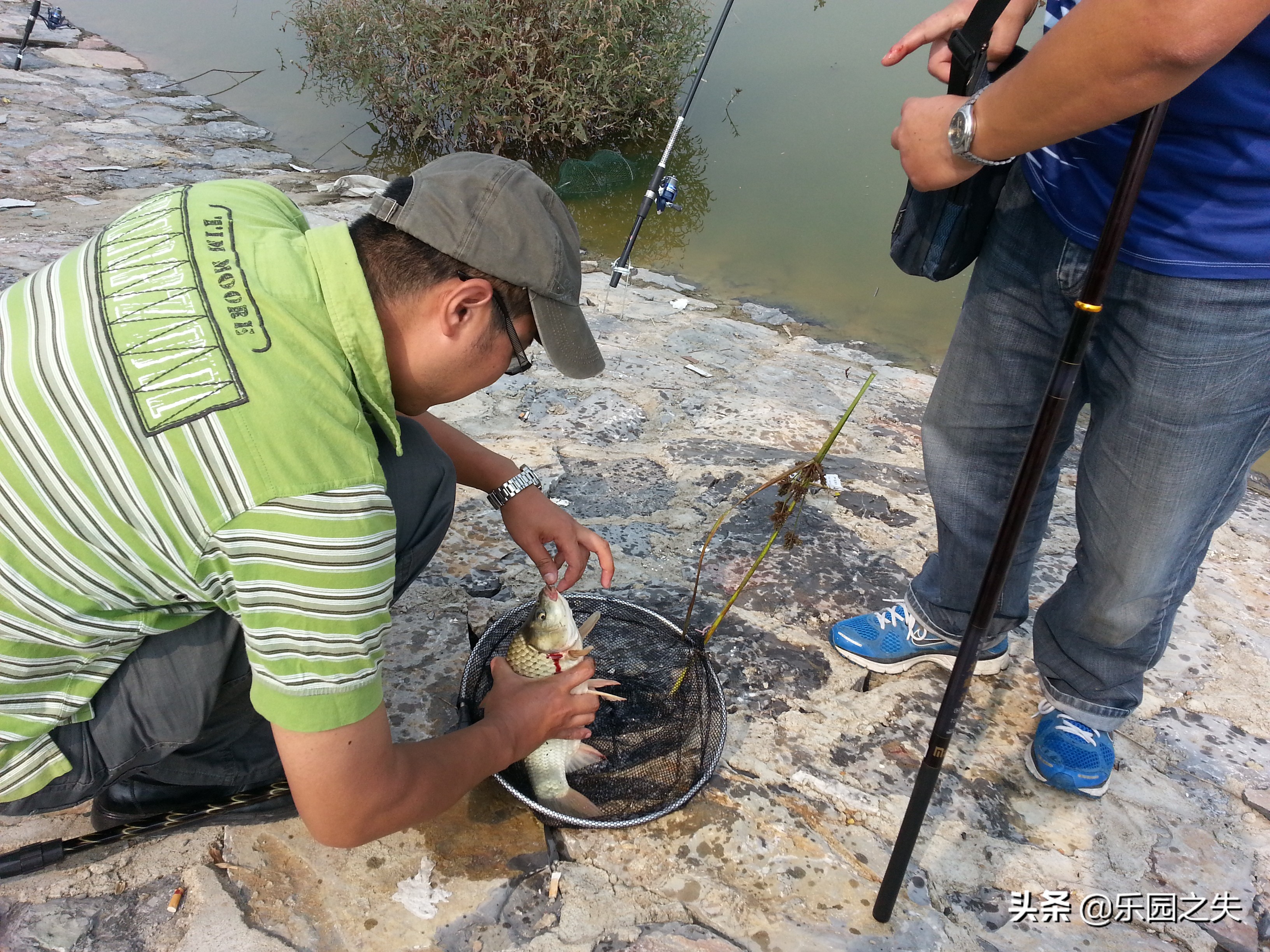 抛竿线做手竿主线行不行,钓鱼竿抛线方法与技巧