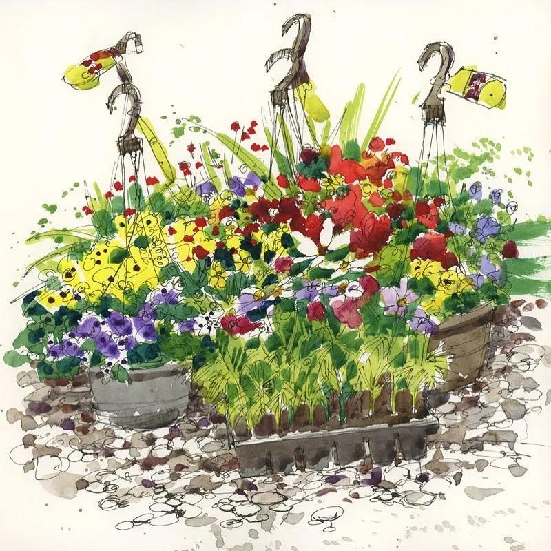 酣畅淋漓的水彩,酣畅淋漓水彩