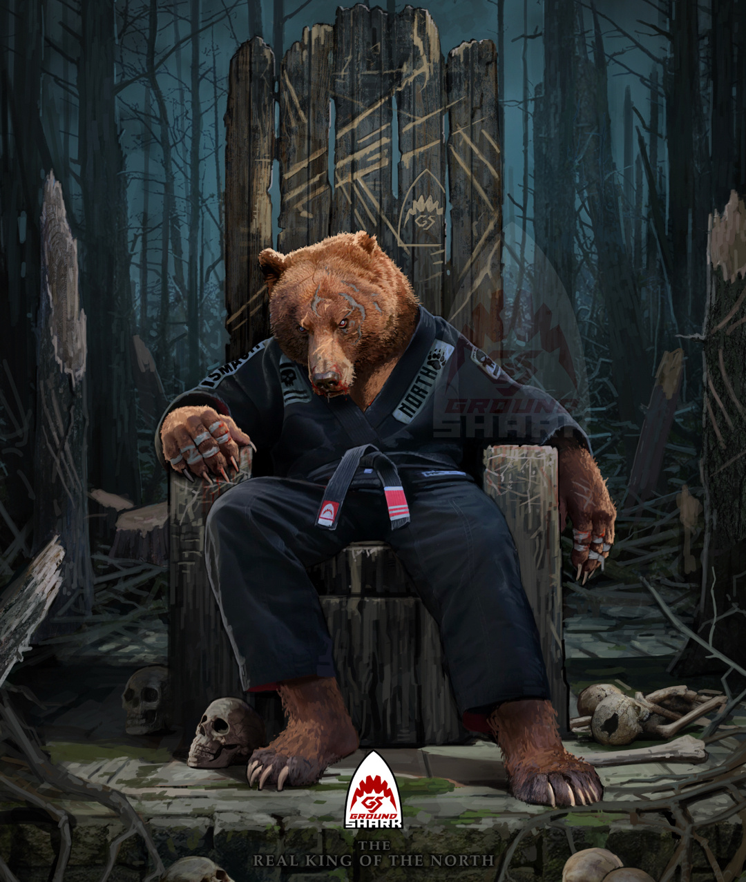 会巴西柔术的动物有多酷？让GroundShark（陆地鲨）告诉你