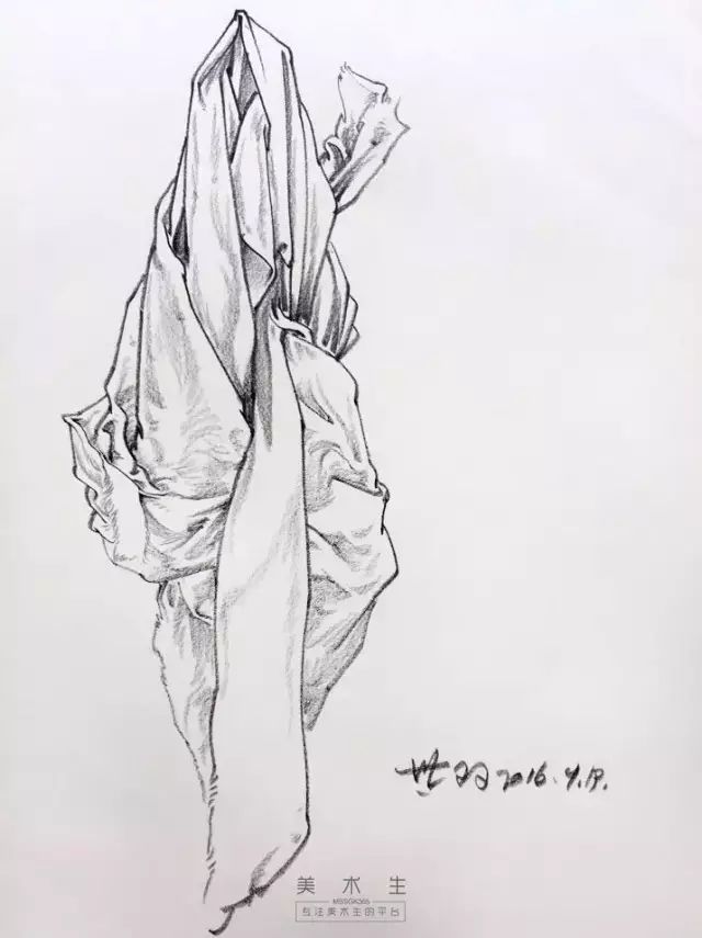 大块衣褶画法,衣褶不好看