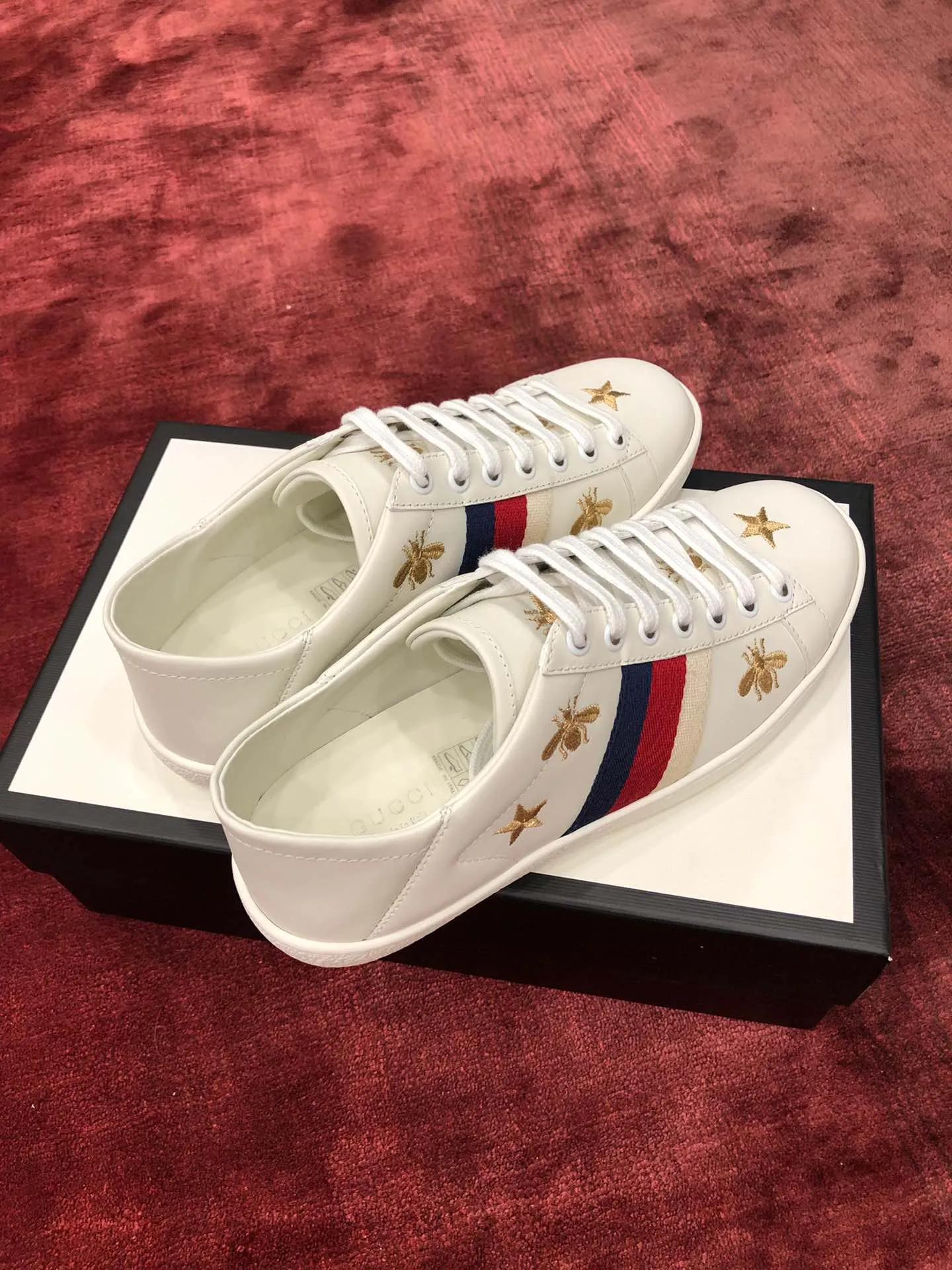 gucci脚感舒服的时尚百搭鞋推荐,gucci鞋ace系列怎么搭配
