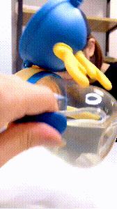 圆圆胖胖的喝奶杯，小鹿角也太可爱了吧