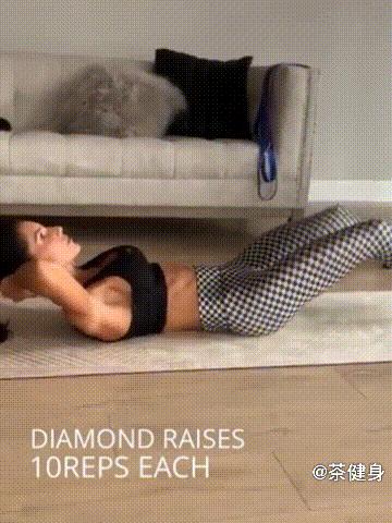 10分钟暴汗消除侧腰赘肉,瘦腰腹赘肉床上动作