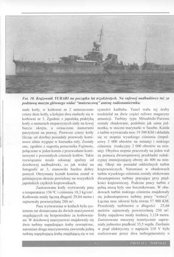 旧日本海军夕张级轻巡洋舰YUBARILightCruiser