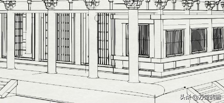 唐代建筑和日本建筑手绘,日本京都古建筑是仿唐代长安的吗