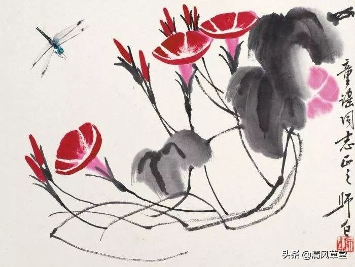 少儿国画花卉画法视频,各种花卉的100种画法