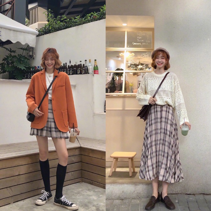韩国街拍美女惊艳的穿搭,韩国街拍小姐姐穿衣