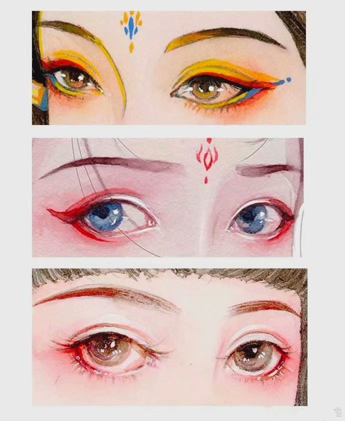 一组古风眼眸，可以借签参考