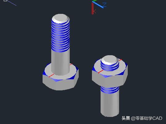 螺栓怎么建模,螺栓的螺纹画法