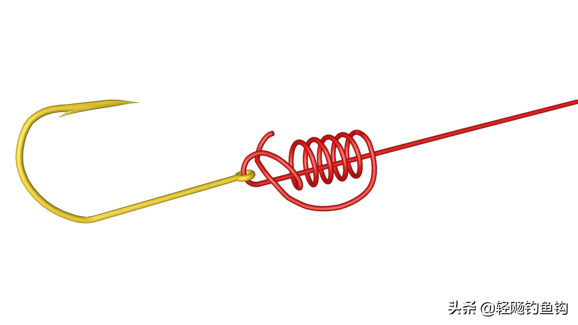 管付钩正确绑法图解,管付式绑钩方法图解