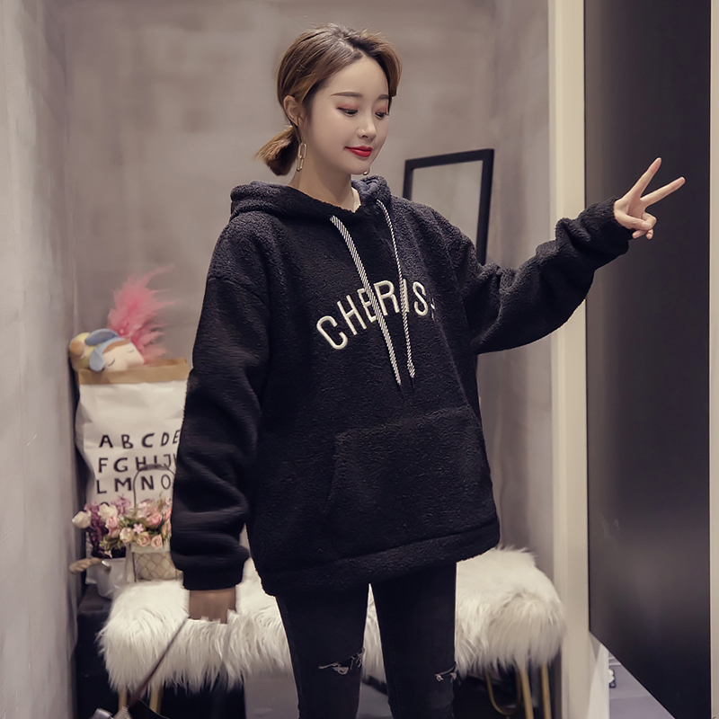 带帽卫衣推荐秋冬穿搭,秋冬中长款长袖卫衣穿搭技巧