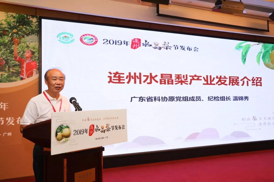 “彩带串珠”精彩纷呈！2019连州水晶梨采摘节发布会在广州举行