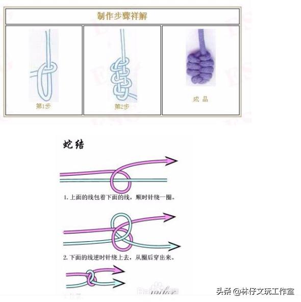 各种手串打结方法,手串打结的各种方法