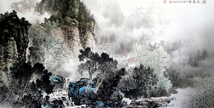 杨昌林山水画,杨昌林山水作品