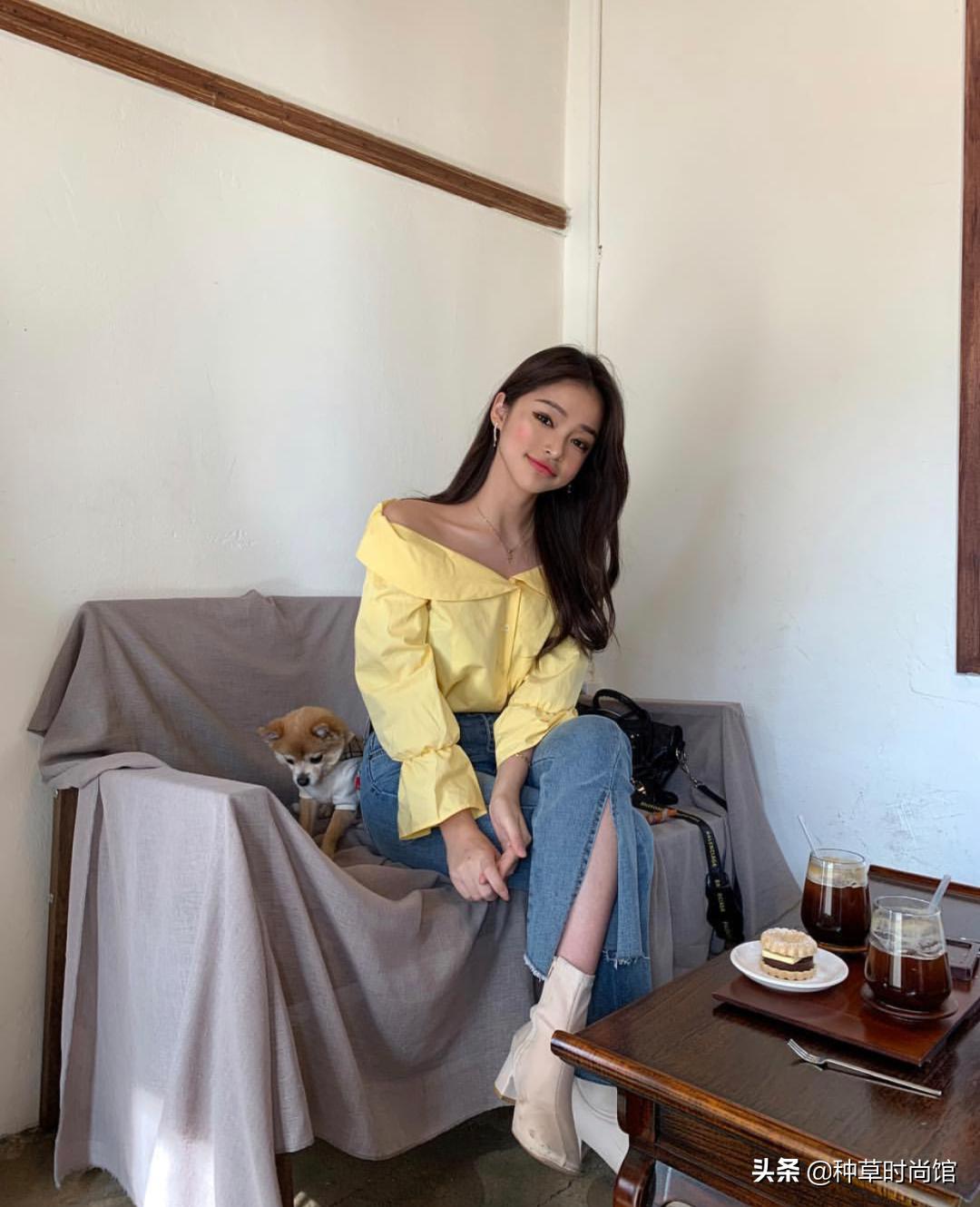 渣女裤新款牛仔,最近很火的渣女裤秋冬