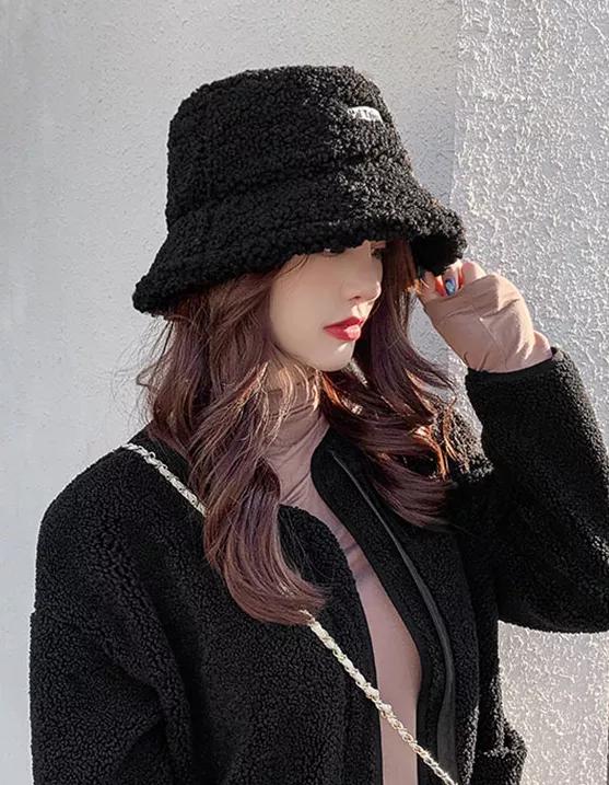 羊羔绒渔夫帽，戴上就会爱上