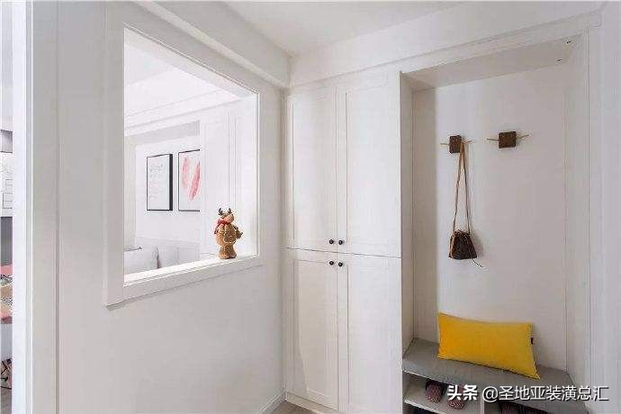 入户门正对餐厅怎么解决,客餐厅一体正对入户门