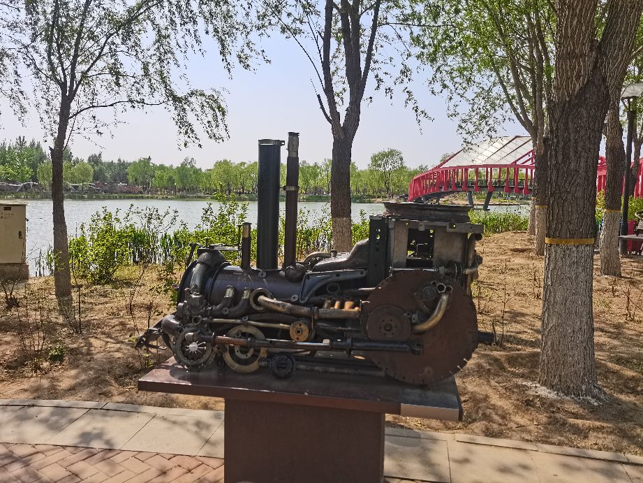 吃饱了来公园走走,吃饱喝足广场散步