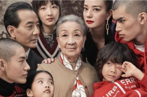 burberry全新广告大片,burberry中国人全家福