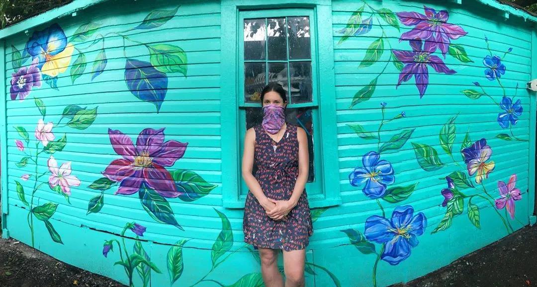 爱死这种手绘墙了，效果太美美到邻居羡慕嫉妒，网友：抢墙纸生意