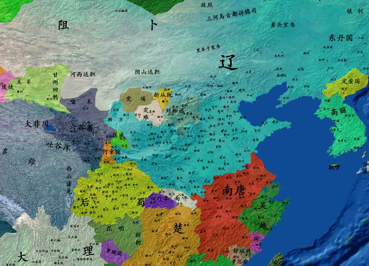 辽太宗耶律德光趁机率大军南下,耶律德光建立大辽