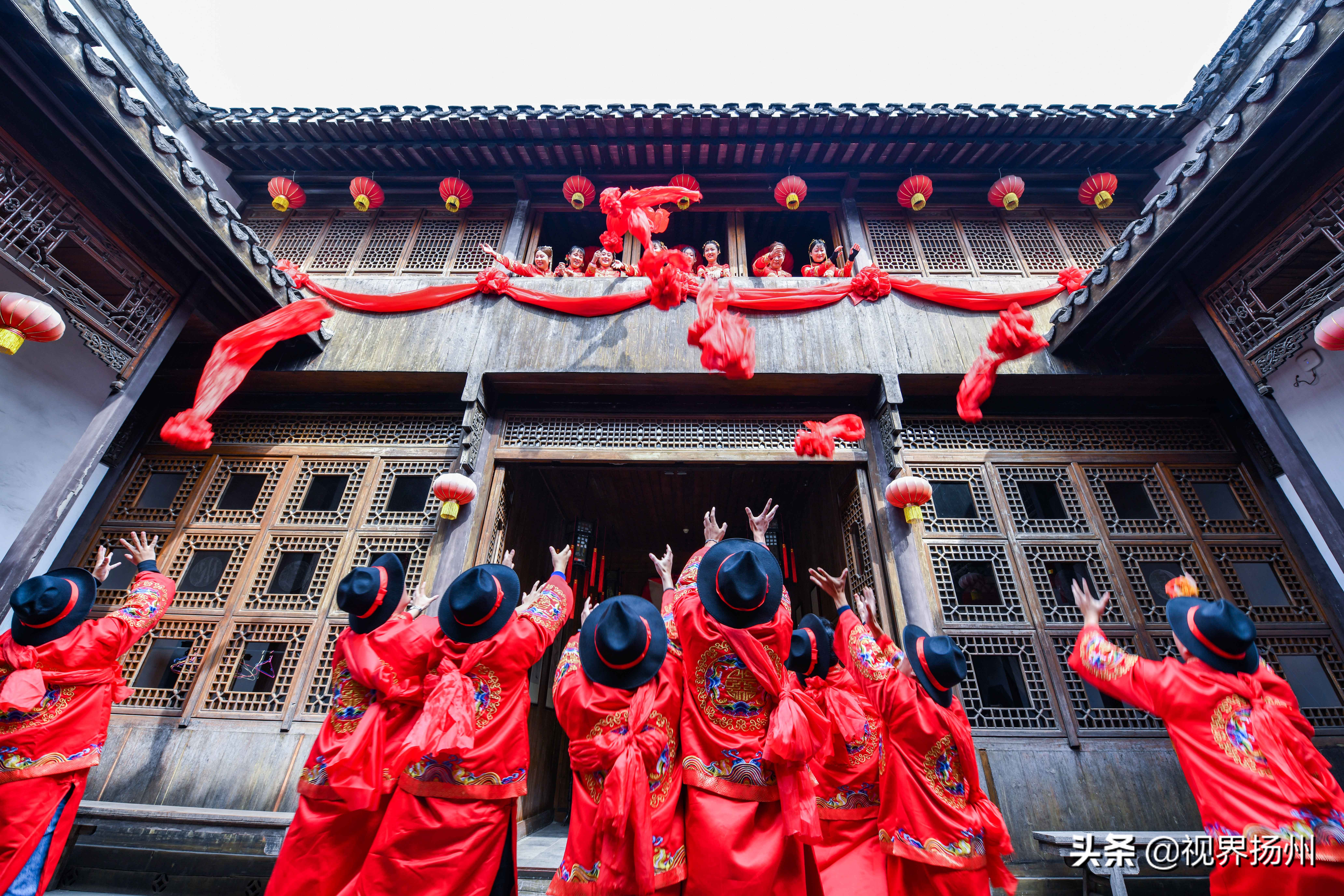 扬州个园盐商体验婚礼让你感受穿越