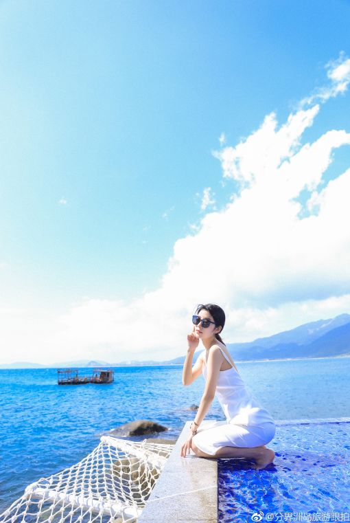 网红景点水晶洞,分界洲岛网红拍照景点