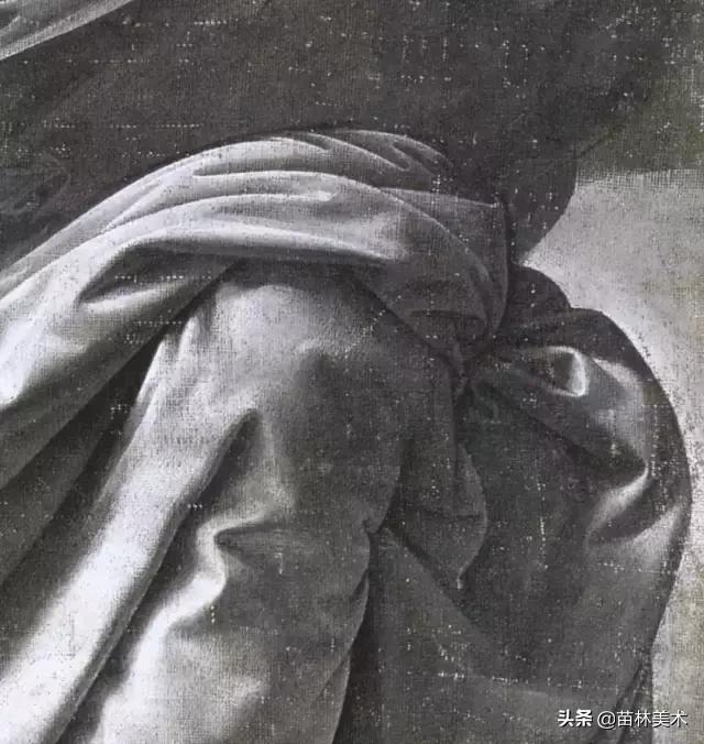 素描简单的衬布褶,素描衬布非常暗